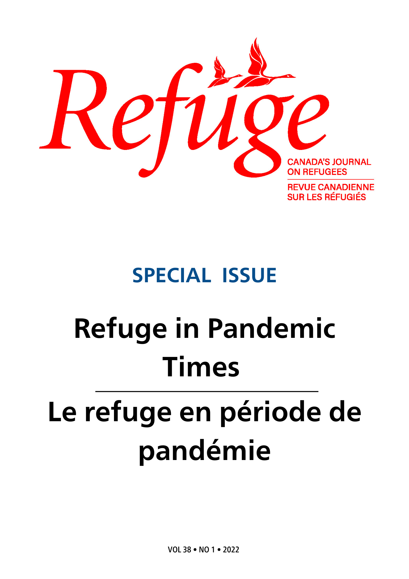 cover page Refuge 38.1